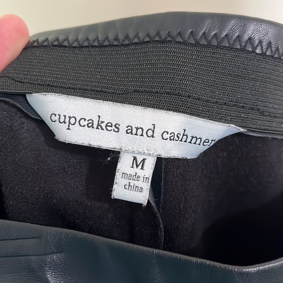 Cupcakes and Cashmere Faux Leather Moto Pants - Picture 9 of 14